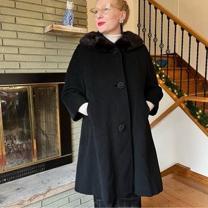 Vintage Black Wool Jacket